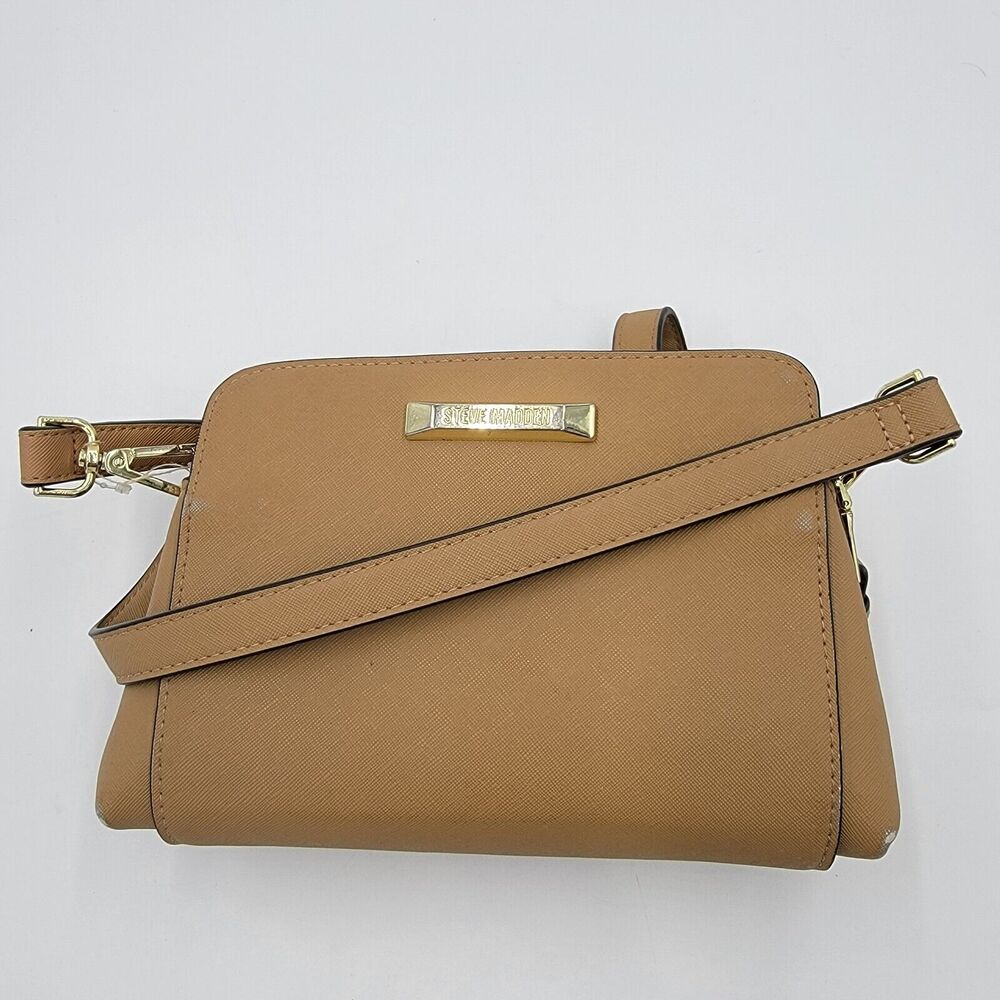 Steve Madden Pebbled Faux Leather Small Crossbody Bag Minimalist Cottagecore